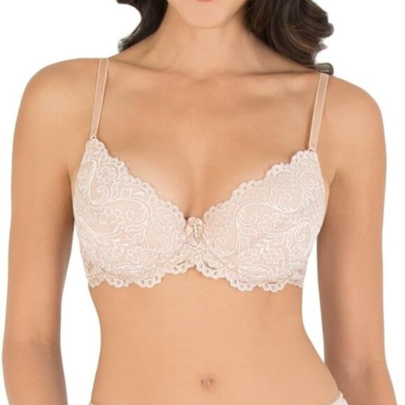 Smart & Sexy Women's Signature Lace Push-up Bra #85046 38C Buff. - Picture 1 of 4